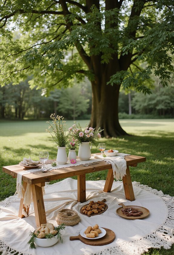 décor de baby shower inspiré par la nature