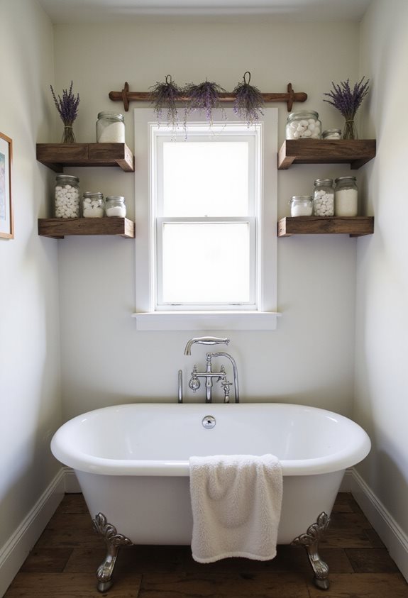 étagères ouvertes pour la fonctionnalité