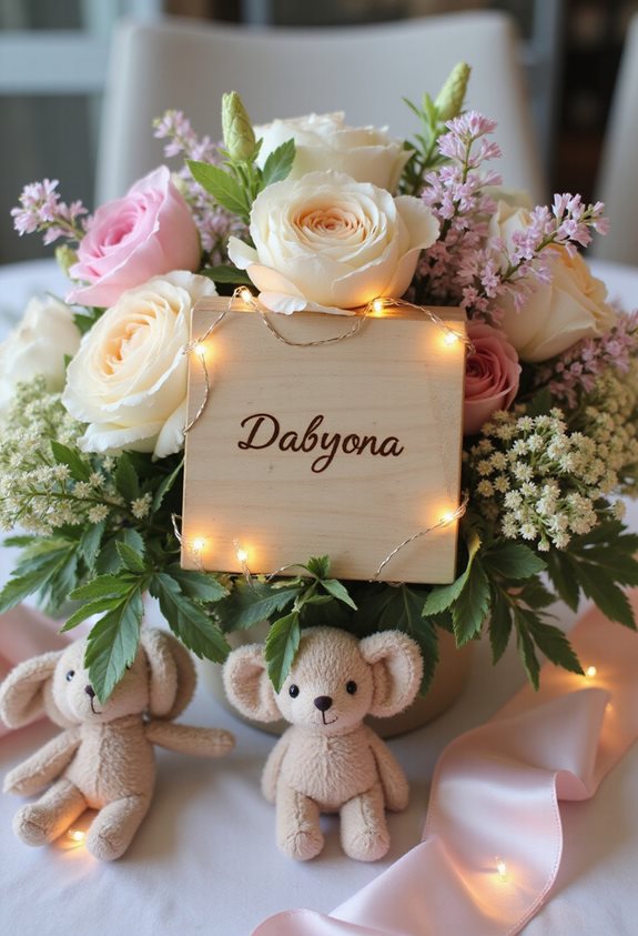 déco de baby shower personnalisée