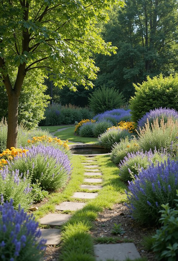 jardin coloré et adapté aux animaux