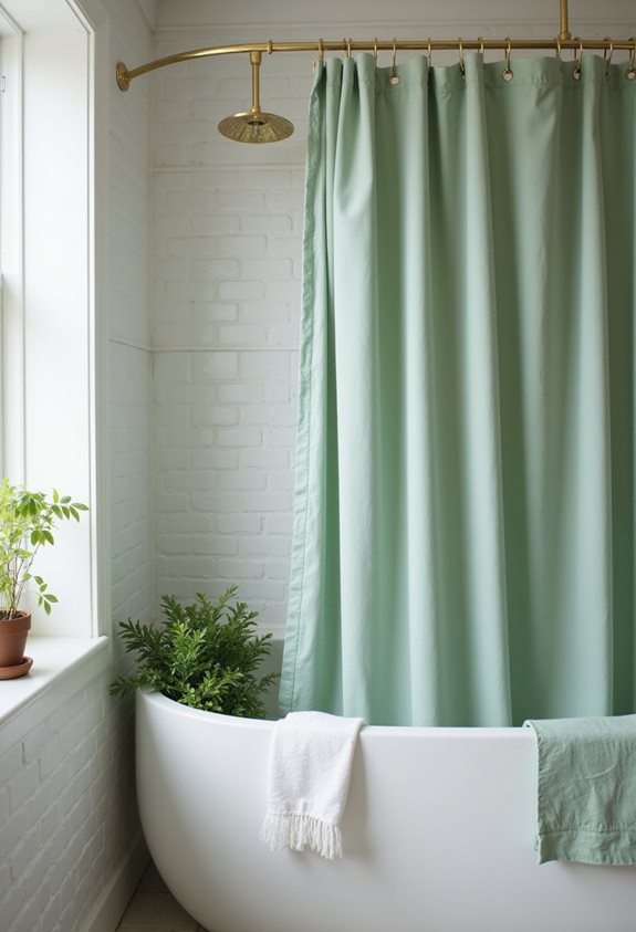 salle de bain vert sauge tranquillité