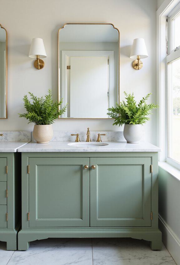 déclaration de vanité vert sauge