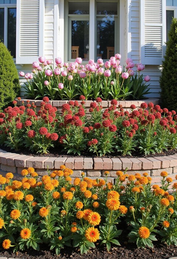 parc de jardin à couleur changeante saisonnière