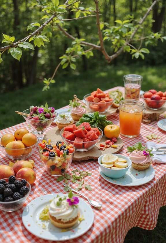 idées de collations de fruits de saison