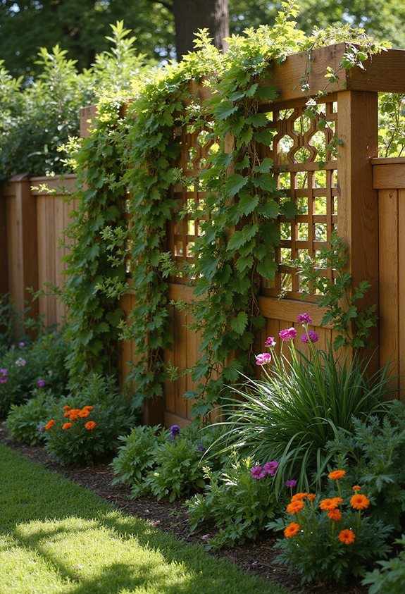 treillis simple pour la vie privée