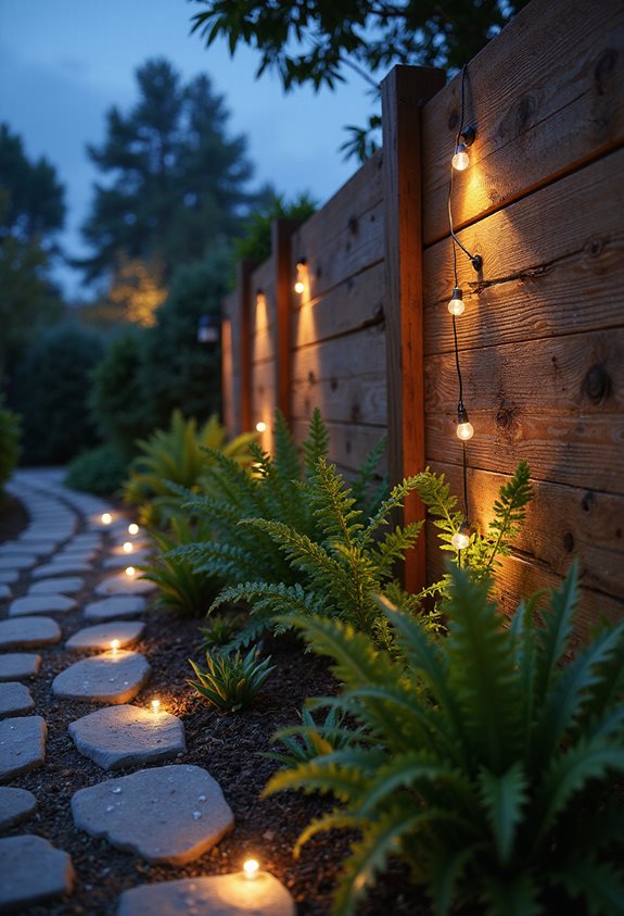 clçonnail de jardin nocturne alimenté par énergie solaire