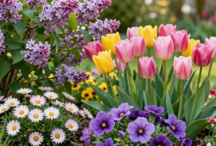 fleurs de printemps pour le jardin