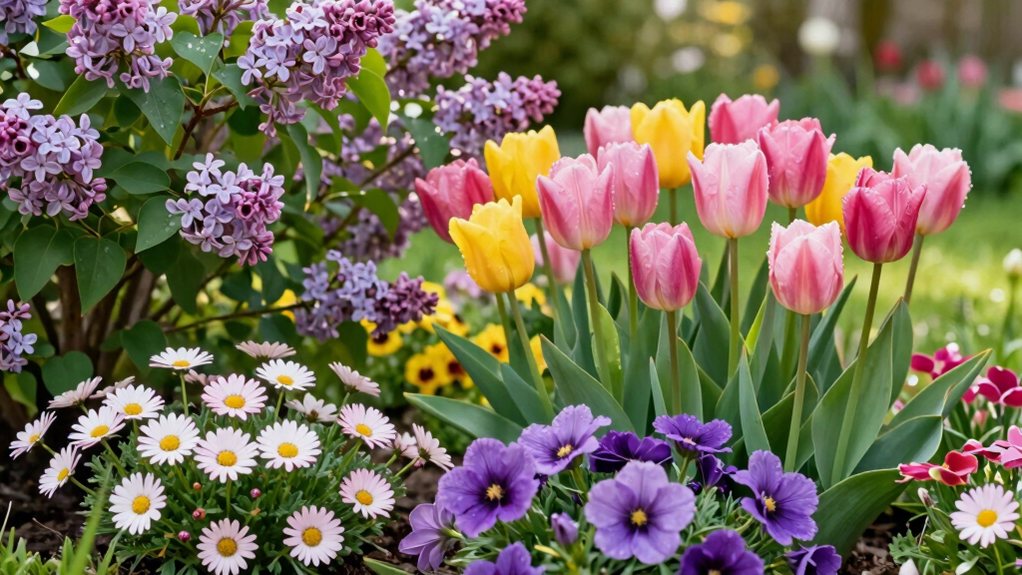 fleurs de printemps pour le jardin