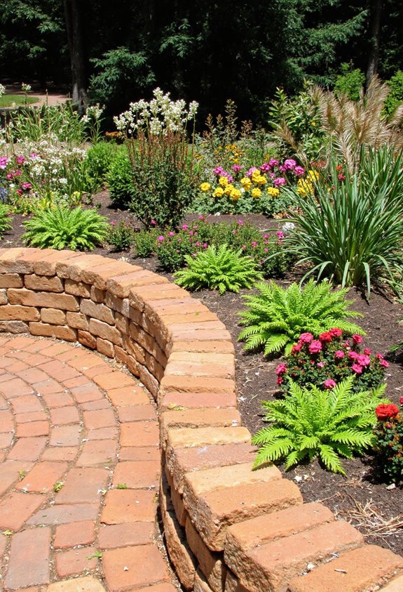 briques de bordure de jardin empilables