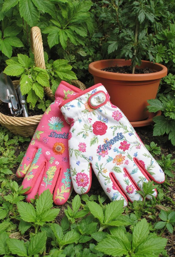 gants de jardinage élégants et fonctionnels