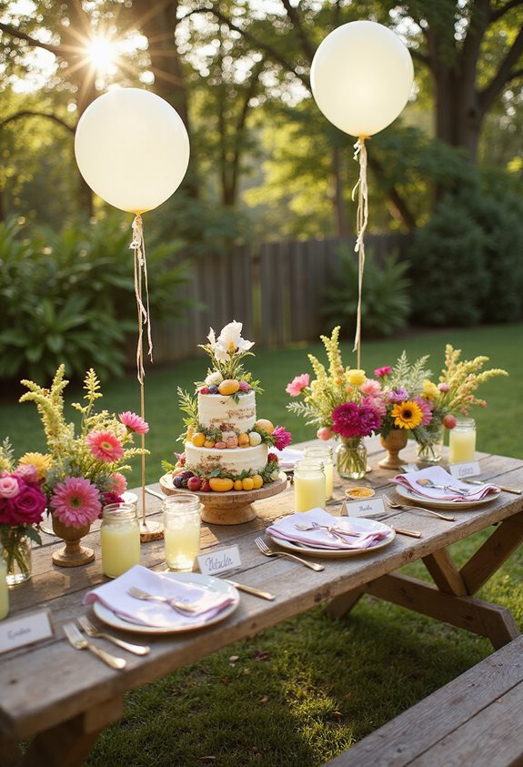 baby shower d'été amusant