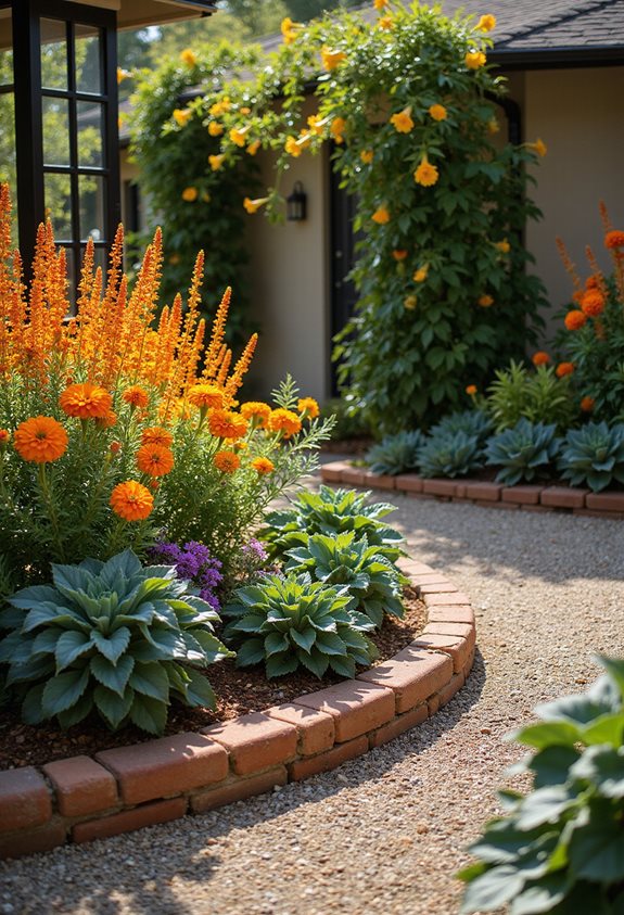 plante aimant le soleil, oasis de chaleur