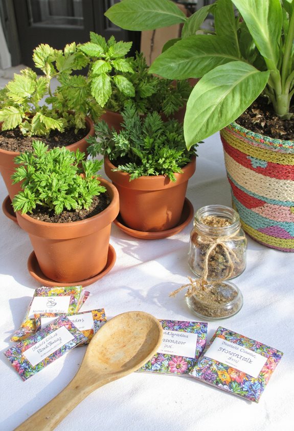 soins des plantes avec des nutriments durables