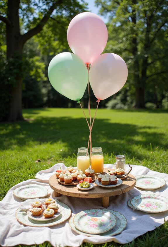 pique-nique doux pour bébé