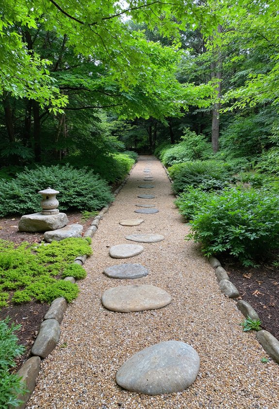 expérience de chemin de pierre tranquille