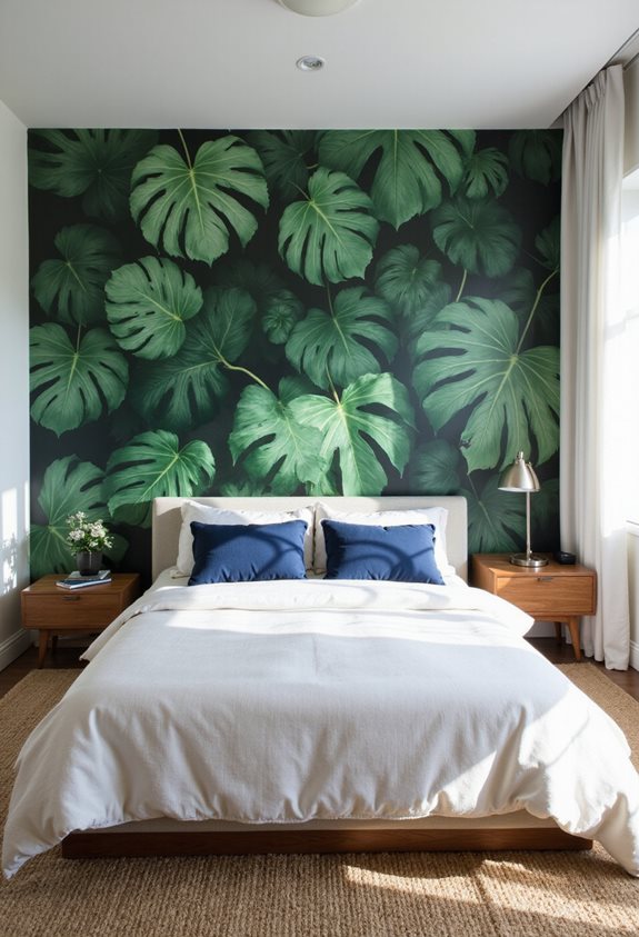 fresque de la canopée de la jungle tropicale