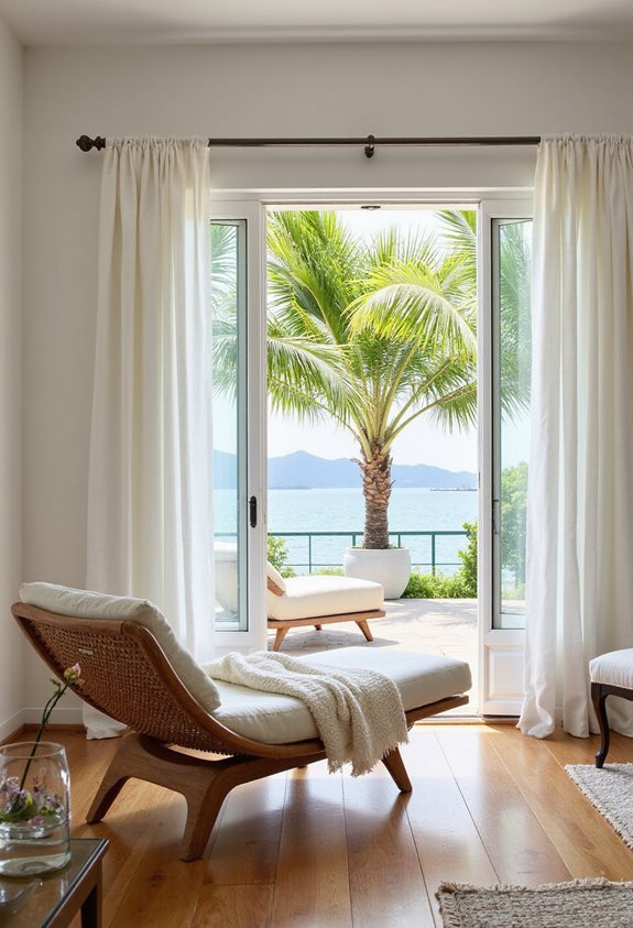 escapade en détente tropicale en os wicker