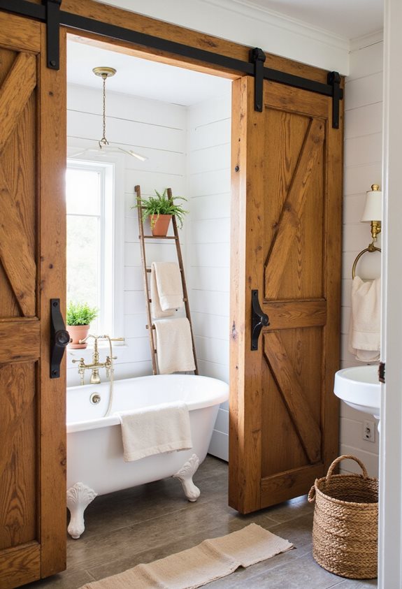 des portes de grange uniques transforment des espaces