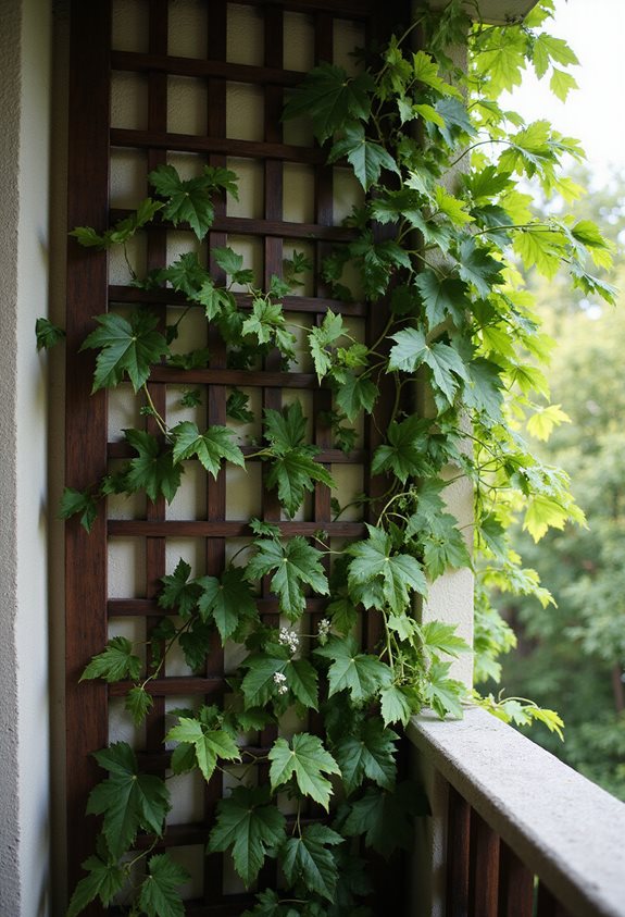 écran d'intimité de jardin vertical