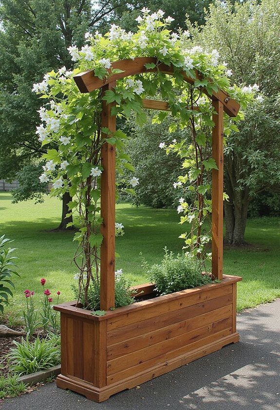 design de treillis pour jardin vertical