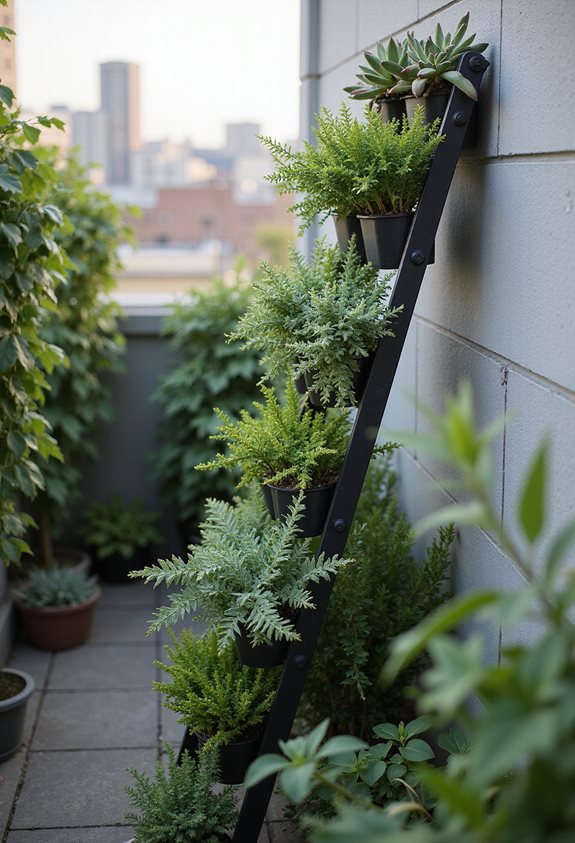 jardin vertical de balcon intérieur