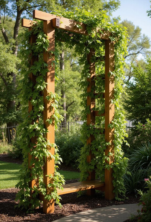 treillage vertical à plusieurs niveaux