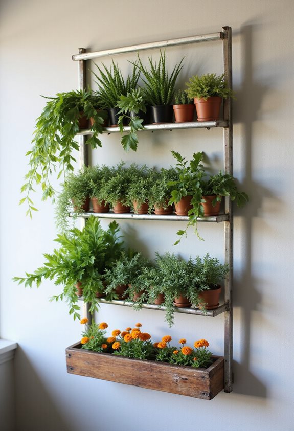 rack à chaussures vertical pour le jardin