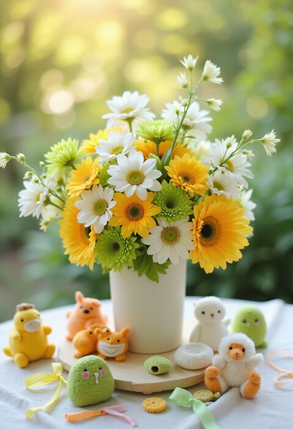 baby shower gender neutre vibrant