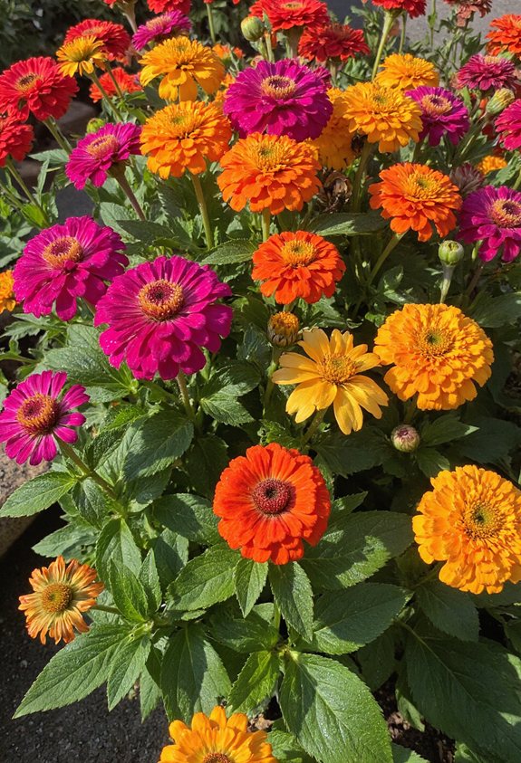 fleurs d'été vibrantes et robustes