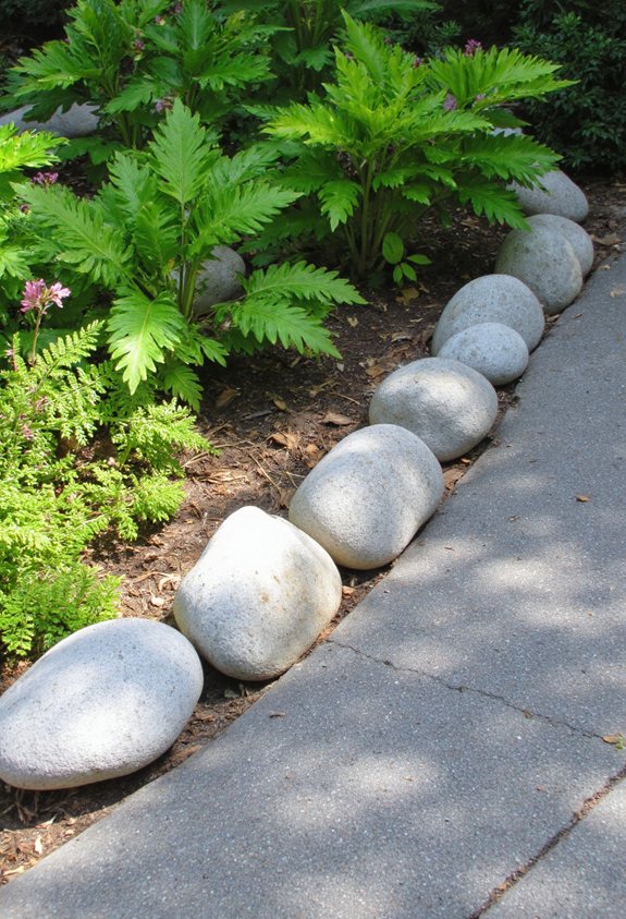 pierres vibrantes jardin tranquille