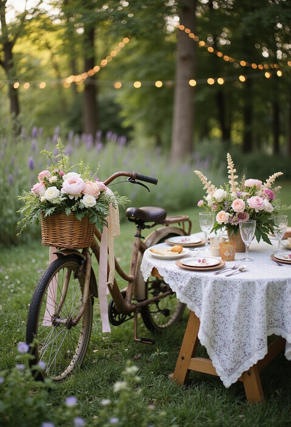 décor de jardin vélo vintage