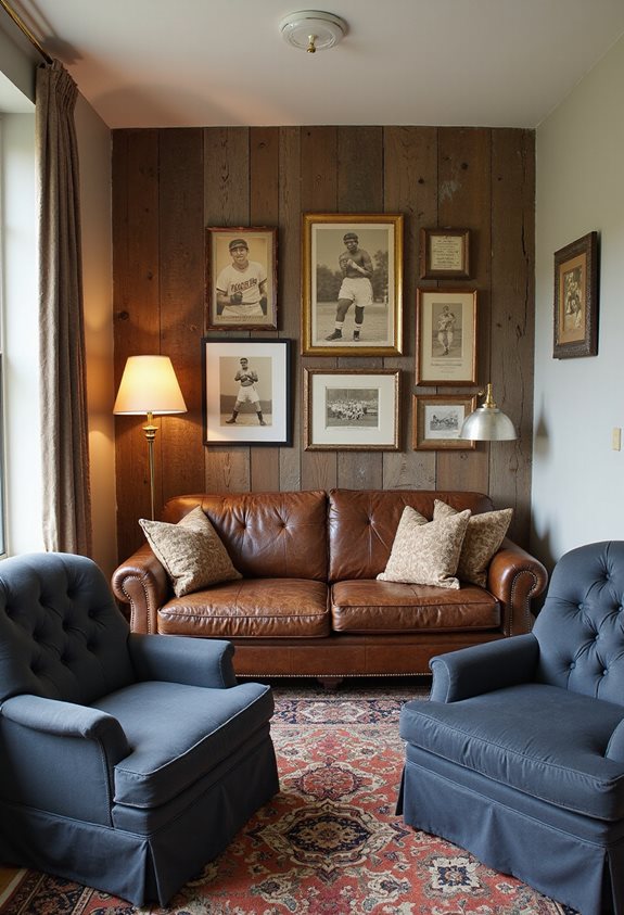 ambibe de club en cuir vintage