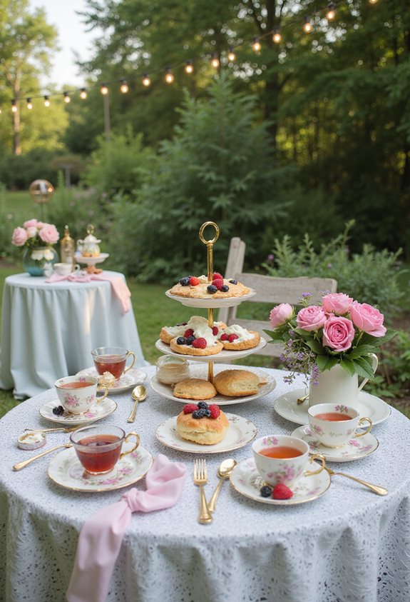 délice de tea party vintage