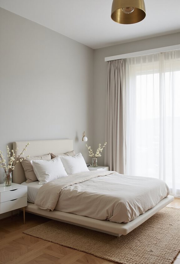 éambiance d'éclairage en cuivre brossé chaud