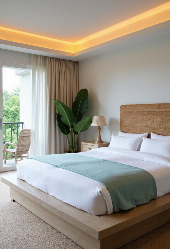 éoration tropicale chaleureuse