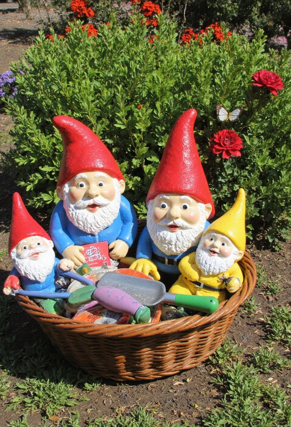 idées de gnomes de jardin fantaisistes