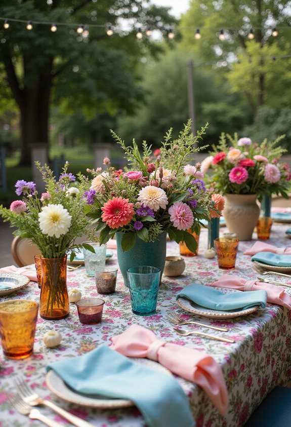 idées de décoration de table fantaisistes