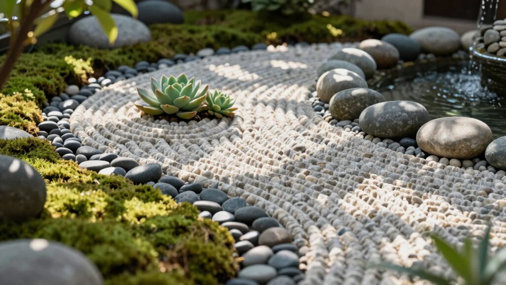 idées de pierres pour jardin zen