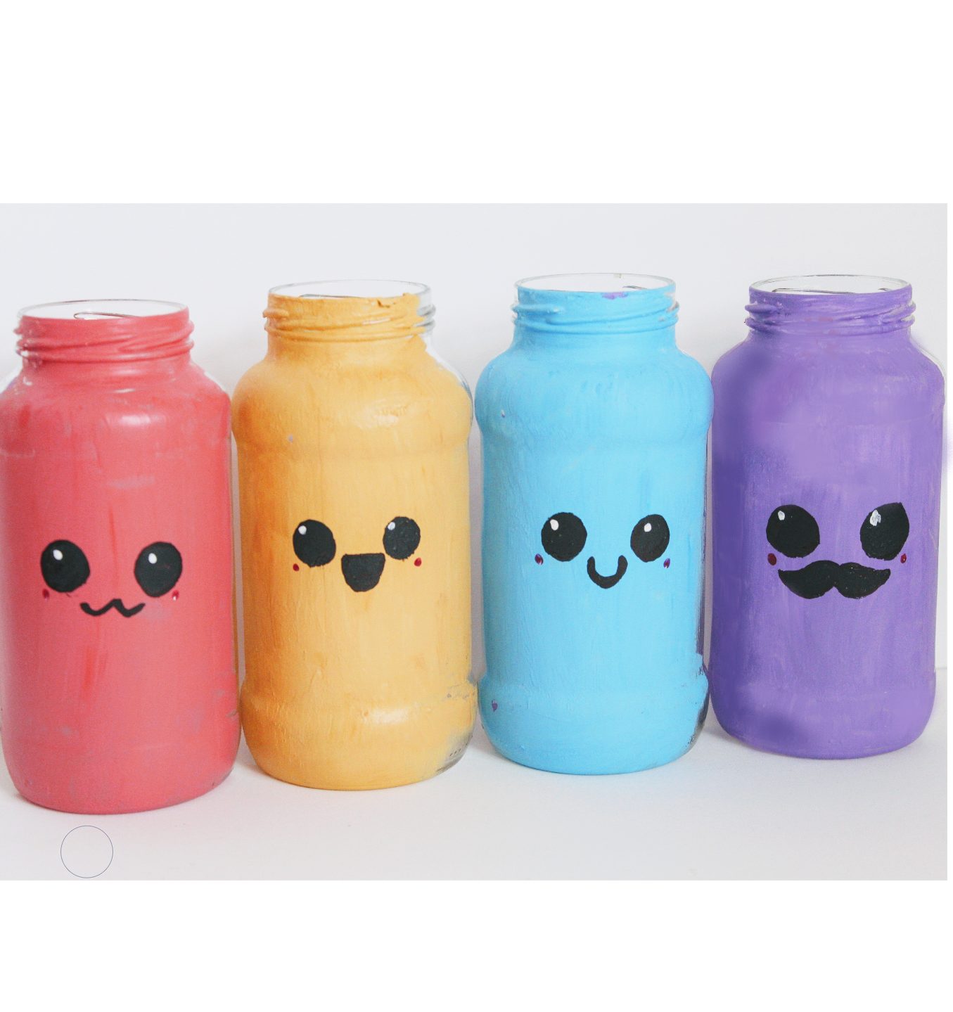 Pots Mason Jar kawaii porte-crayons DIY