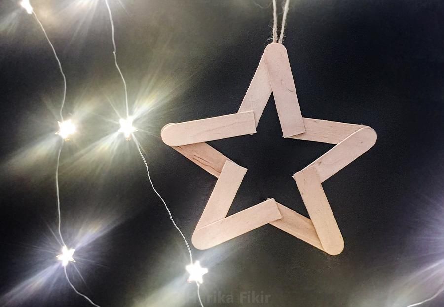 Décoration étoile 3D kawaii DIY
