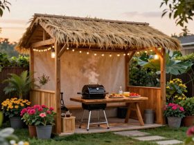 idées de abri BBQ toutes saisons