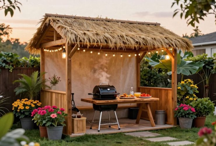 idées de abri BBQ toutes saisons