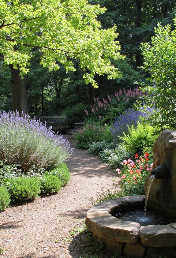 jardin d'herbes aromathérapeutiques