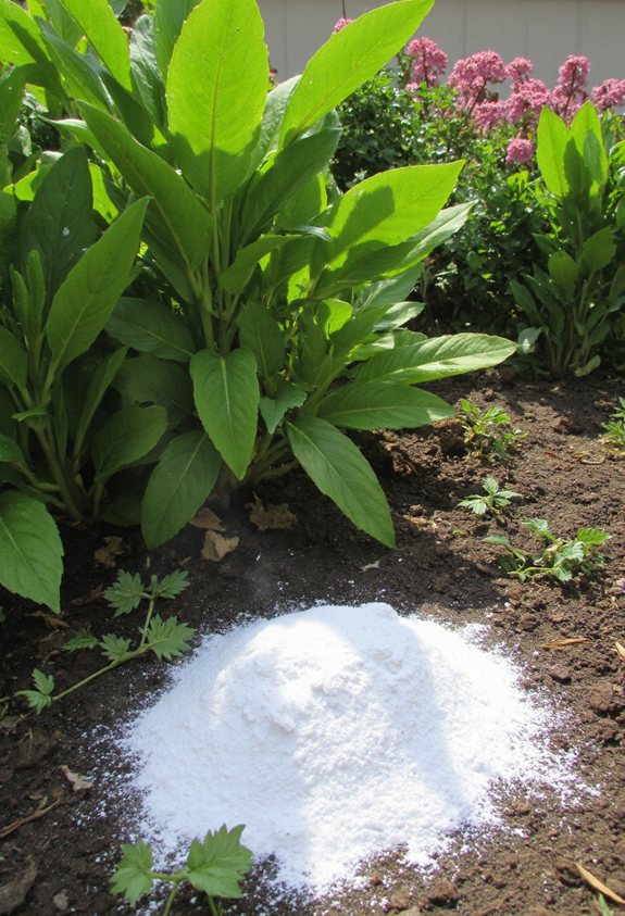 bicarbonate de soude contrôle des mauvaises herbes
