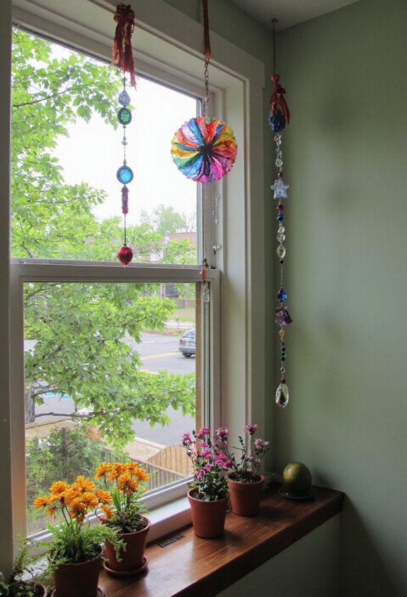 décor solaire coloré dansant