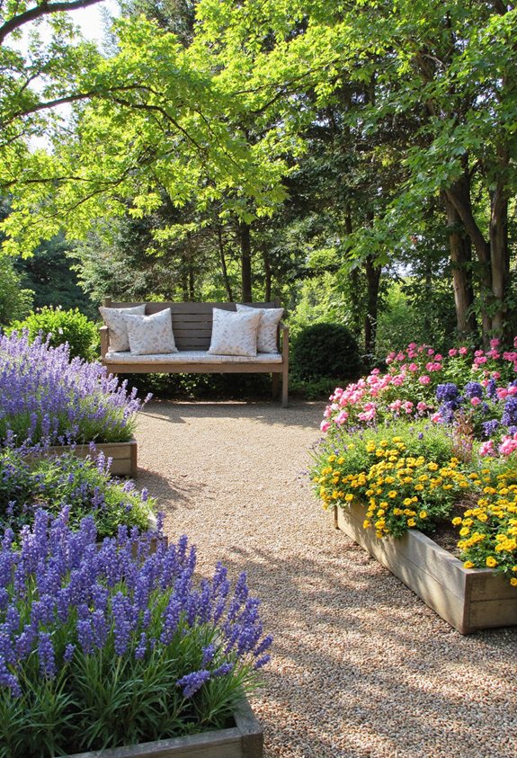 coin salon extérieur confortable