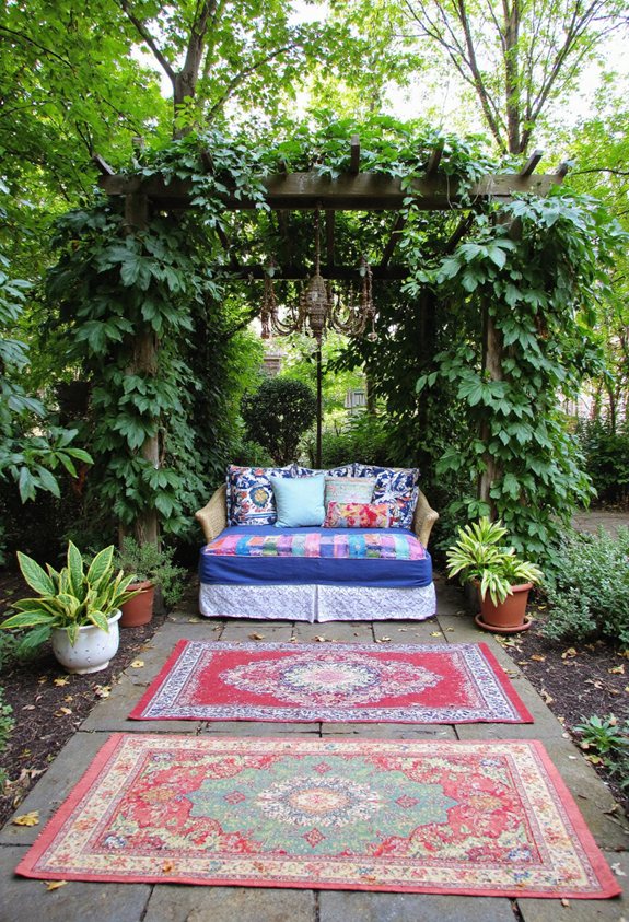 oasis de salon extérieur confortable