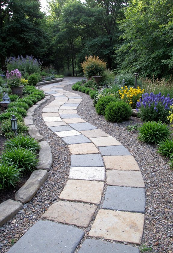 conceptions de chemins de jardin personnalisables