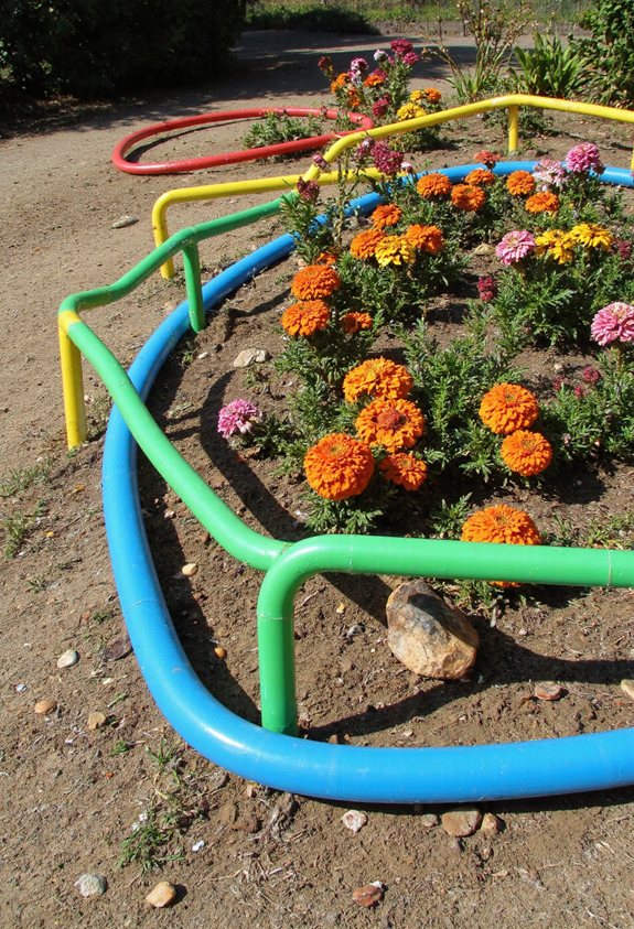 bords de jardin en PVC DIY