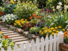idées de bordure de jardin faciles et à faible coût